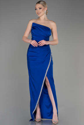 Long Sax Blue Evening Dress ABU3764