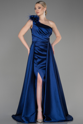 Long Sax Blue Evening Dress ABU3772