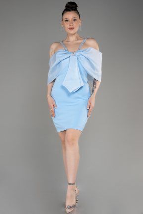 Short Blue Cocktail Dress ABK2020