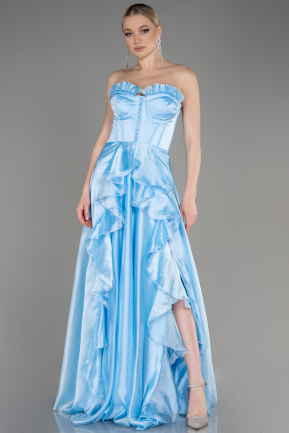 Long Blue Evening Dress ABU3962
