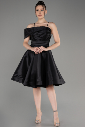 Black Short Coctail Dress ABK2086