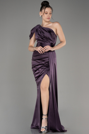 Lavender Long Prom Gown ABU3325