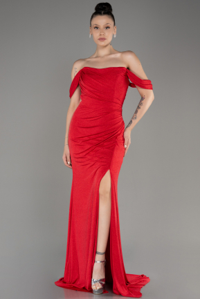 Red Long Evening Dress ABU3633