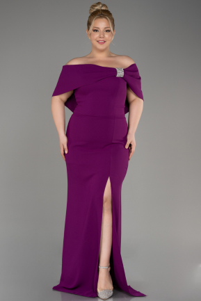 Violet Long Plus Size Evening Gown ABU3945