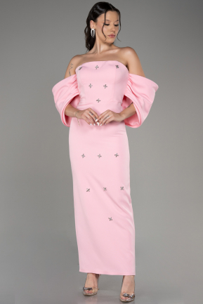 Pink Midi Cocktail Dress ABK2074