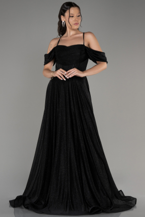 Black Long Evening Dress ABU4023