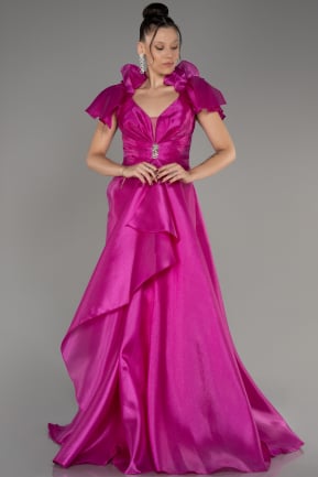 Fuchsia Long Princess Ball Gown Dress ABU4045
