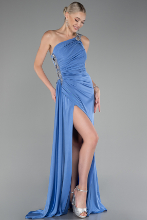 Blue Long Evening Dress ABU2964