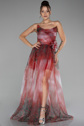 Long Red Evening Dress ABU4198