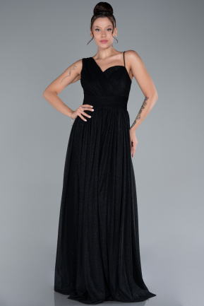 Long Black Evening Dress ABU4190