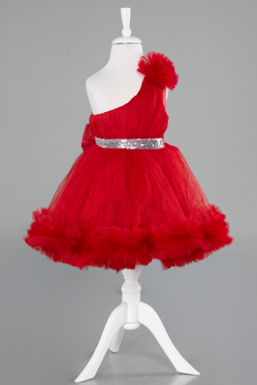 Red Short Girl Dress ABK2141