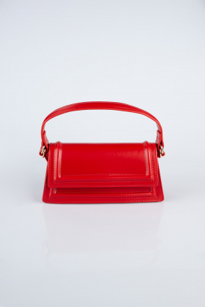 Red Leather Night Bag KC409