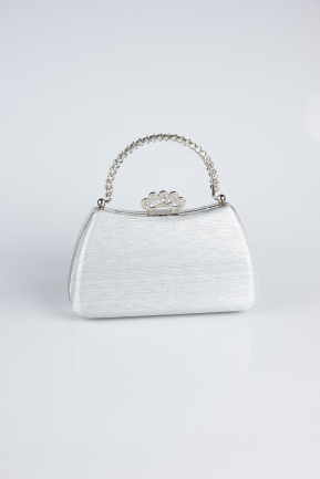 Silver Laser Cut Night Bag KC311