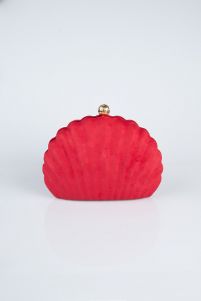 Red Suede Night Bag KC180