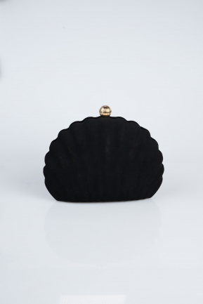 Black Suede Night Bag KC180