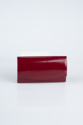 Burgundy Patent Leather Night Bag KC201