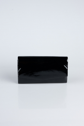 Black Patent Leather Night Bag KC201