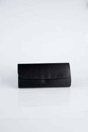 Black Satin Night Bag KC202