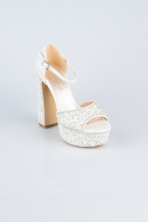 White Stony Evening Shoe MJ4280