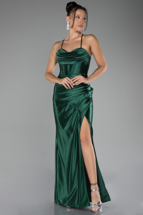 Emerald Green Long Prom Gown ABU3247