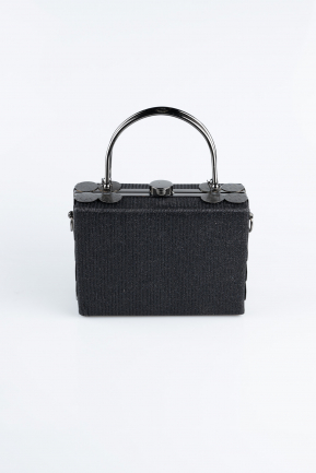 Black Silvery Night Bag KC161