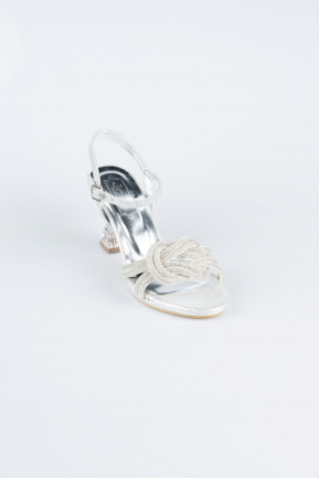 Silver Stony Evening Shoe MJ4104