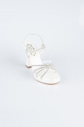 White Stony Evening Shoe MJ4105