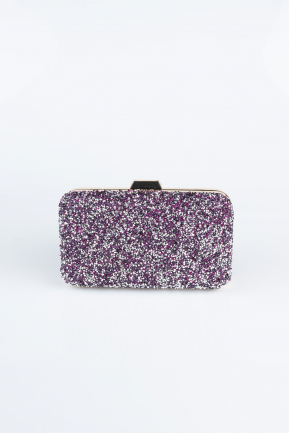 Violet Suede Night Bag SH827