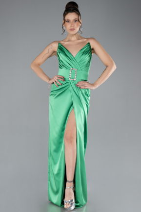 Long Satin Evening Dress ABU2844