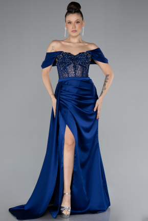 Parlement Long Satin Evening Dress ABU4424