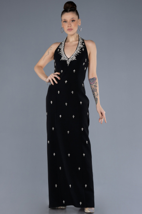 Long Black Evening Dress ABU4597