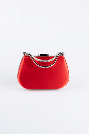 Red Satin Night Bag V746