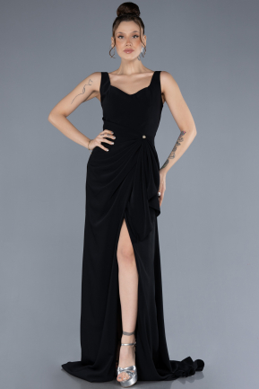 Long Black Evening Dress ABU4621