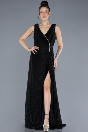 Long Black Evening Dress ABU4620