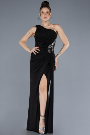 Long Black Evening Dress ABU4611