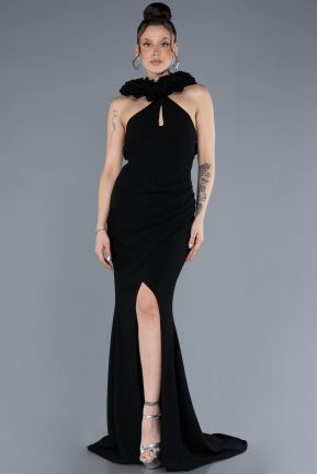 Long Black Evening Dress ABU4610