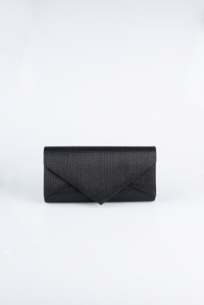 Black Silvery Evening Bag SH840