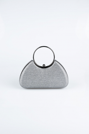 Platinum Silvery Evening Bag KC712