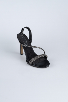 Black Stony Evening Shoe AB1128