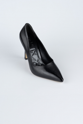 Black Patent Leather Stiletto AB1133