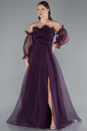 Dark Purple Long Evening Dress ABU2076