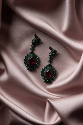Emerald Green Earring BJ601