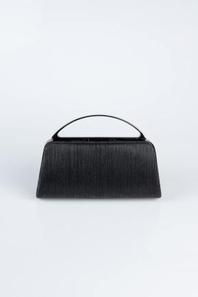 Black Laser Cut Night Bag V349