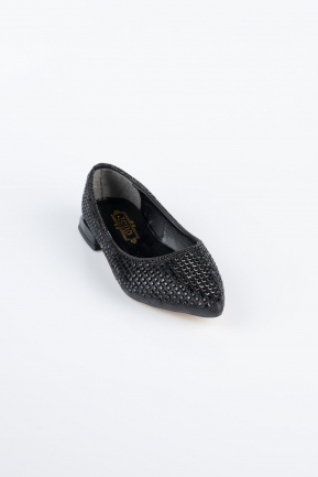 Black Stony Evening Shoe MJ9001