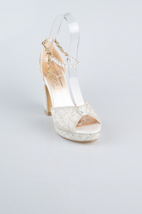 White Stony Evening Shoe MJ9007