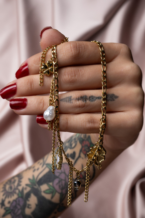 Gold Necklace BJ1443