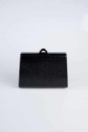 Black Patterned Night Bag KC715
