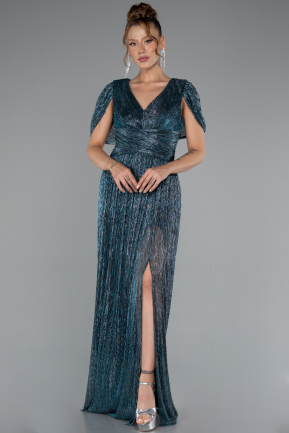 Long Oil Green Evening Dress ABU5098