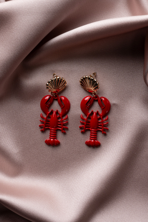 Red Earring BJ1045