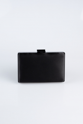 Black Satin Evening Bag V275